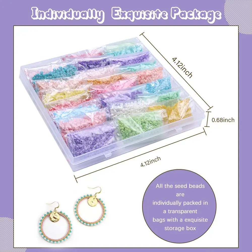 Стеклянные бусины Набор для изготовления браслетов ожерелий ювелирных изделий