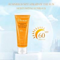 disaar 80ml anti sweat hydrating sunscreen face whole body sunscreen moisturizes skin with luster whitening spf 60