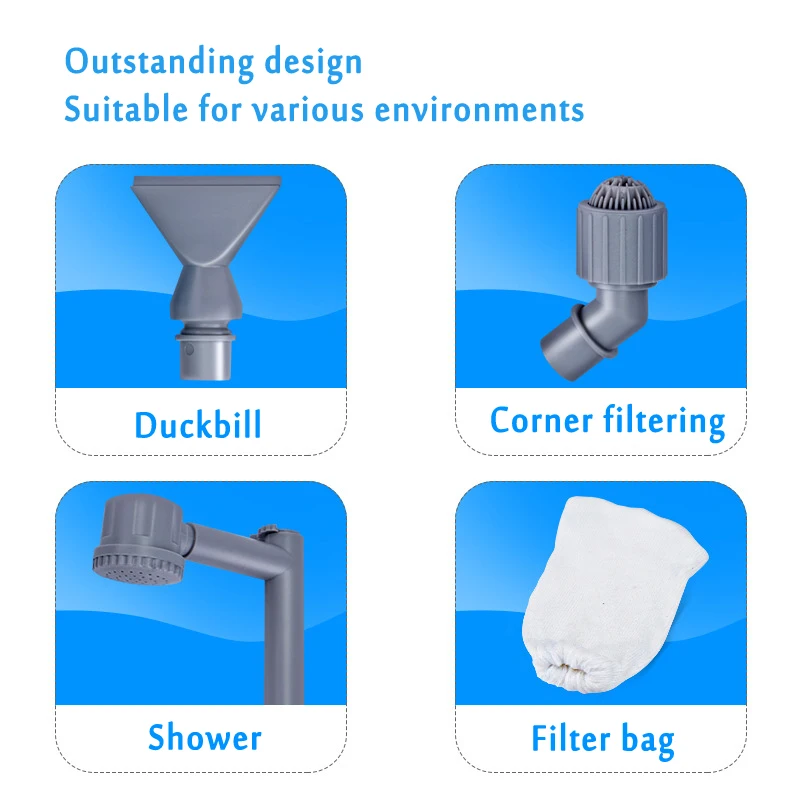 220В Электрический аквариум для аквариума насос замены воды инструменты очистки