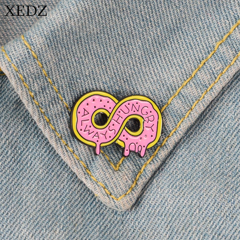 XEDZ модный стиль лидер продаж мультфильм зубы сестры едят десерт брошь в виде