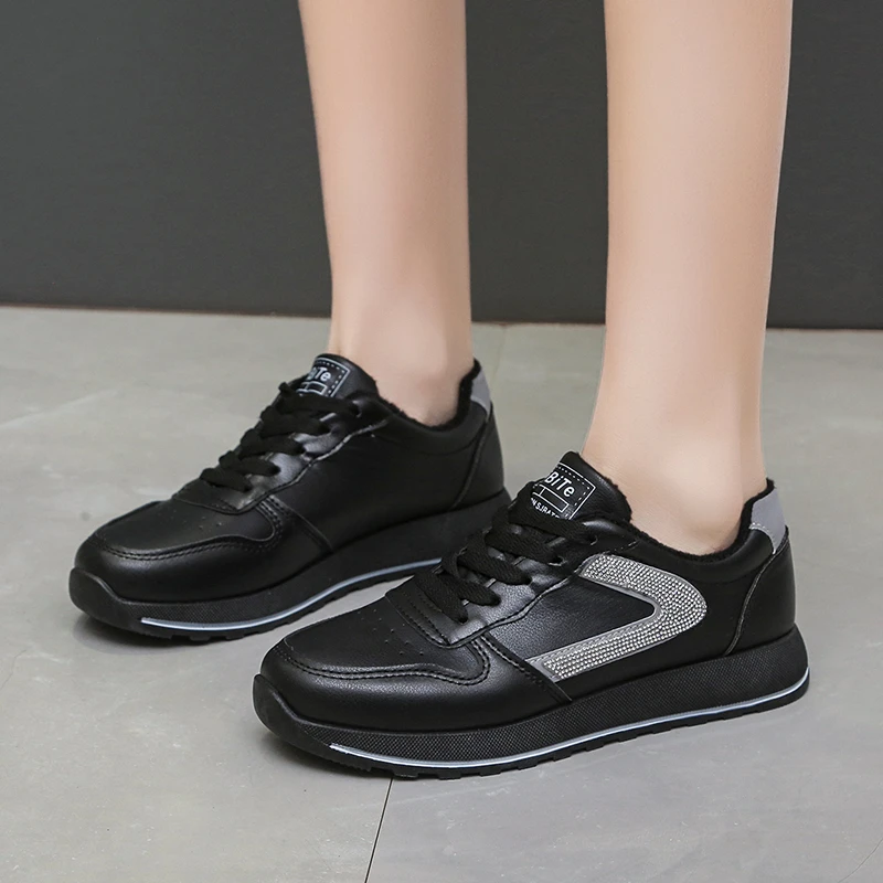 

New Spring Hiking shoes Women Add velvet shoes Girls Warm shoes Sneakers Zapatos De Mujer Tenis Zapatillas