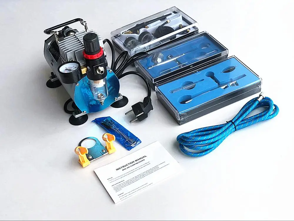Высококачественный комплект аэрографа + воздушный компрессор