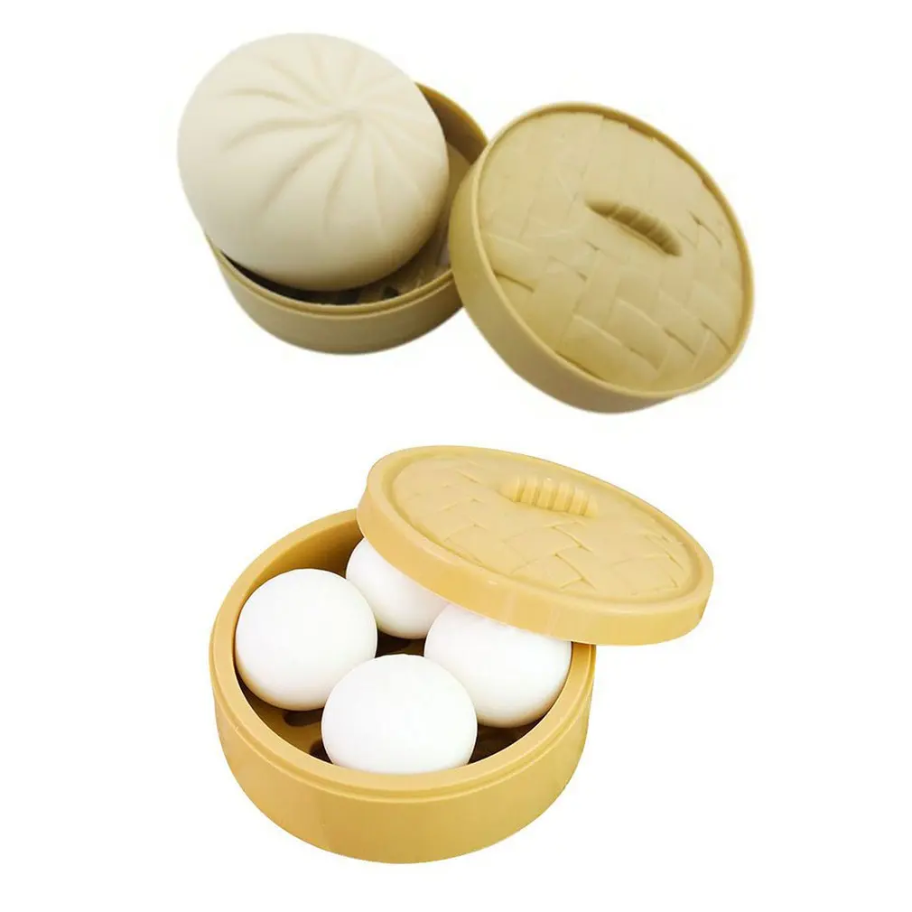 

Decompression Squeeze Vent Decompression Simulation Buns With Steamer Smooth Texture Emulation Toy Stress Reliever Joking Toys