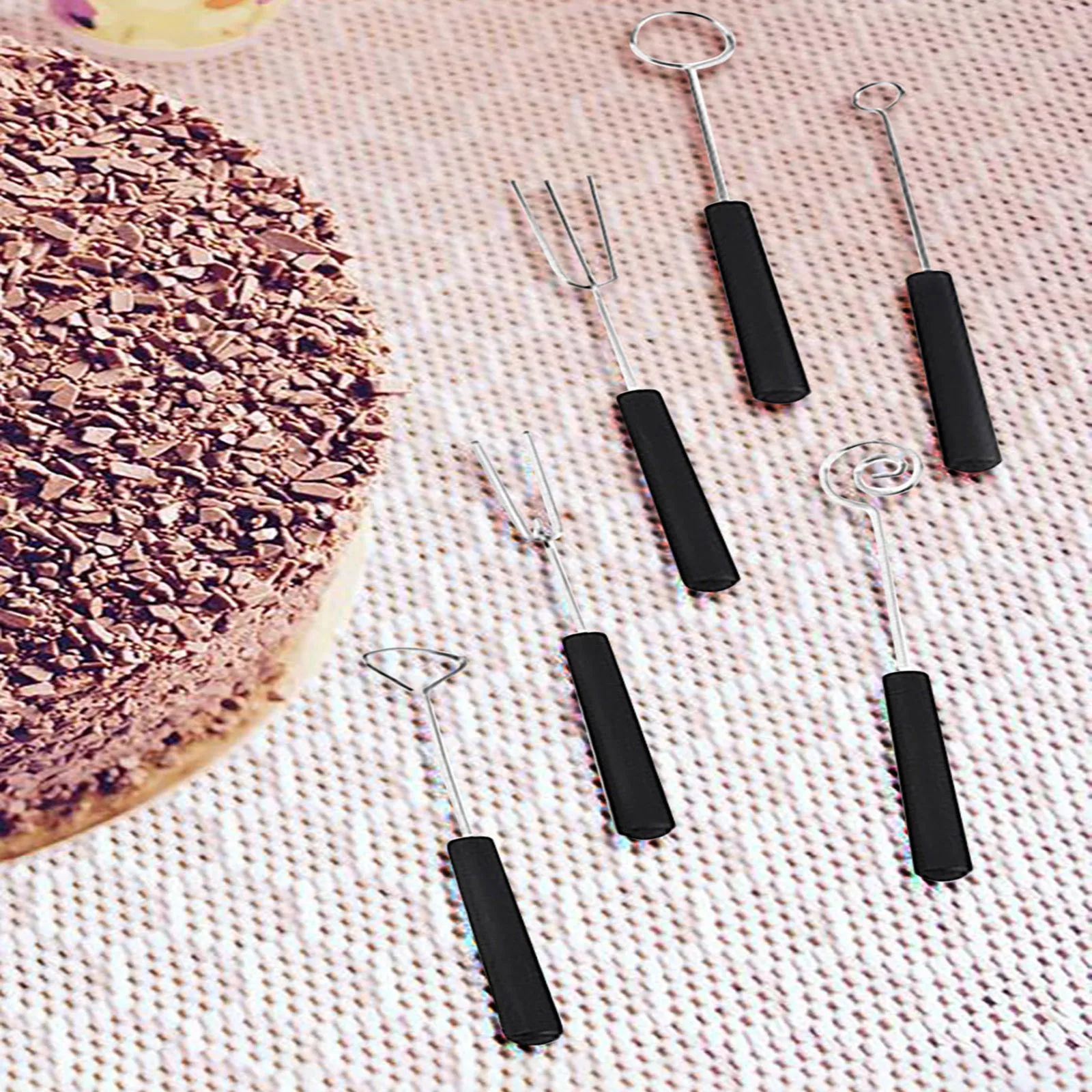 

6 шт., набор вилок для барбекю, из нержавеющей стали