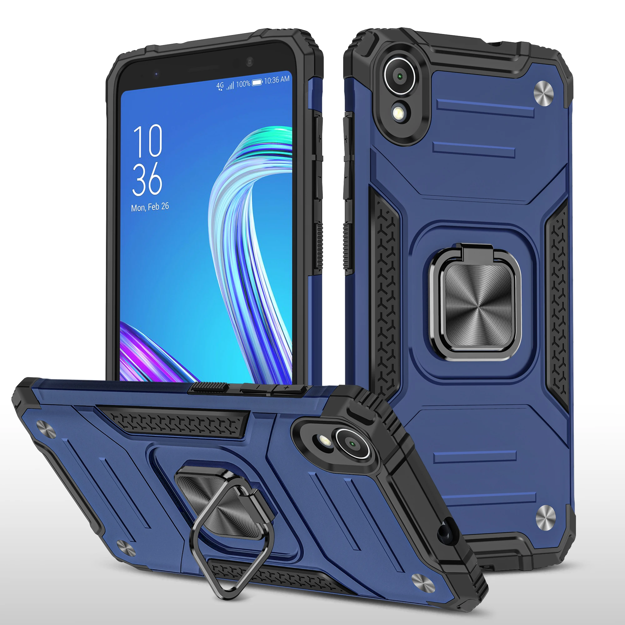 

Armor Shockproof Phone Case For ASUS Zenfone 4 Max Pro M1 M2 Live L1 ZB601KL ZB602KL ZB631KL ZB633KL ZA550KL ZC554KL Stand Cover