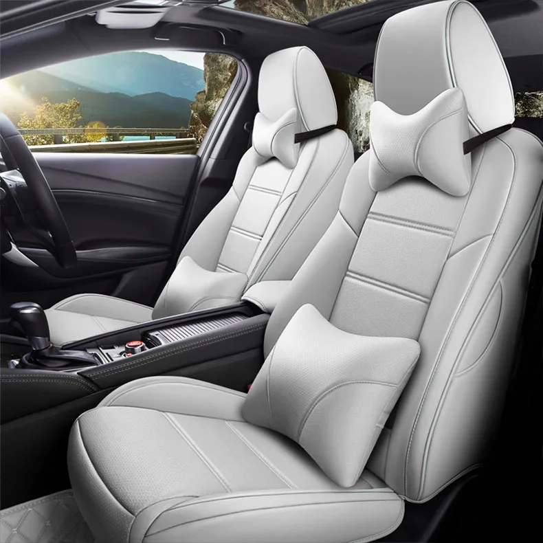 

custom car seat cover leather for Hyundai LAFESTA Sonata encino EV Elantra RV Verna MISTRA moInca ix25 celesta ACCENT auto cover