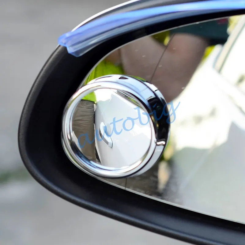 2 шт. круглые выпуклые зеркальные зеркала для слепых зон автомобильные