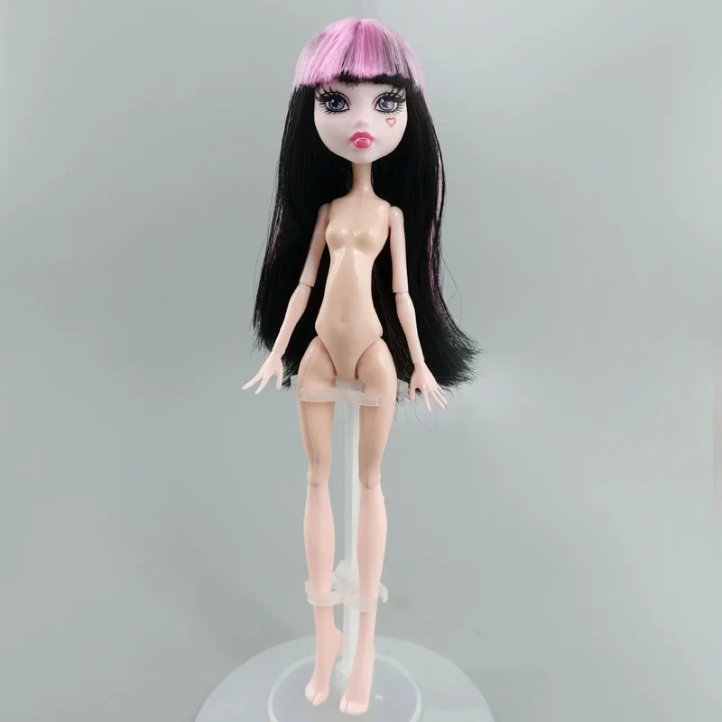 Голова куклы для макияжа с длинным париком 1/6 головы шарнирной Monster High мягкие