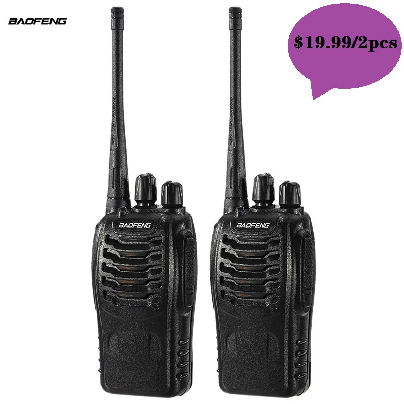 Портативная рация Baofeng BF 888S Talkie Walkie Portable Radio CB radio ham коммуникатор приемопередатчик