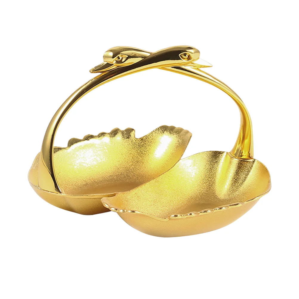 

1pc Fruit Tray Swan Design Fruit Plate Dessert Plat Party Supply Candy Plate