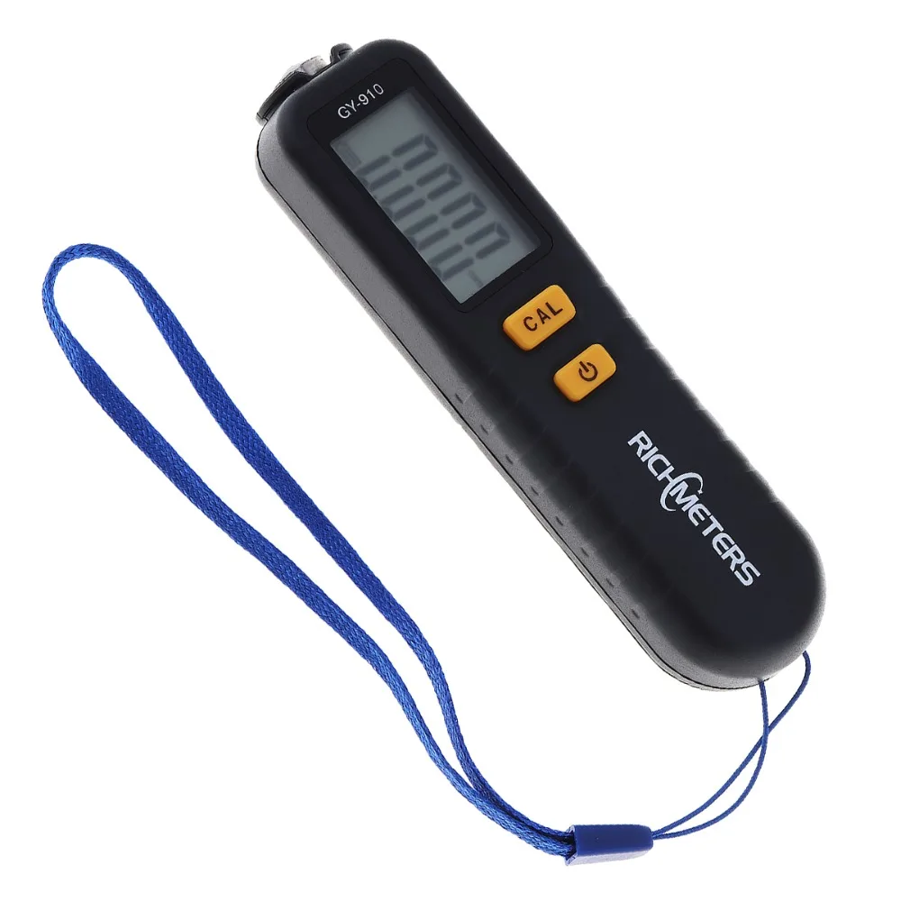 

GY910 Coating Thickness Gauge Auto Fe/NFe 0-1300 LCD Film Meter Probe Tester