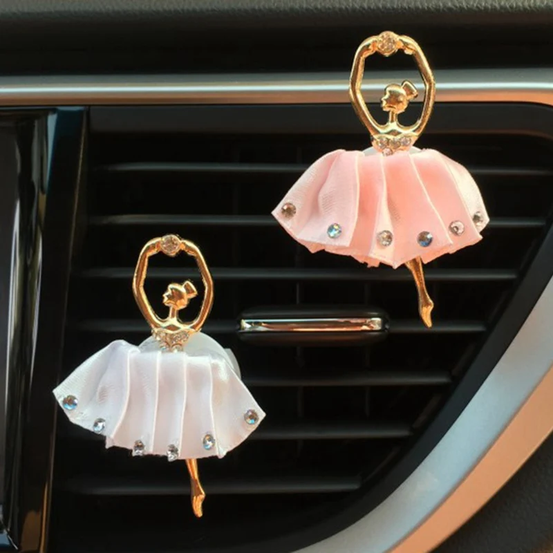 

Air Freshener Ballet Girl In The Car Perfumes Auto Flavoring For Car Air Freshener Smell Styling Decoration Air Vent Accessories