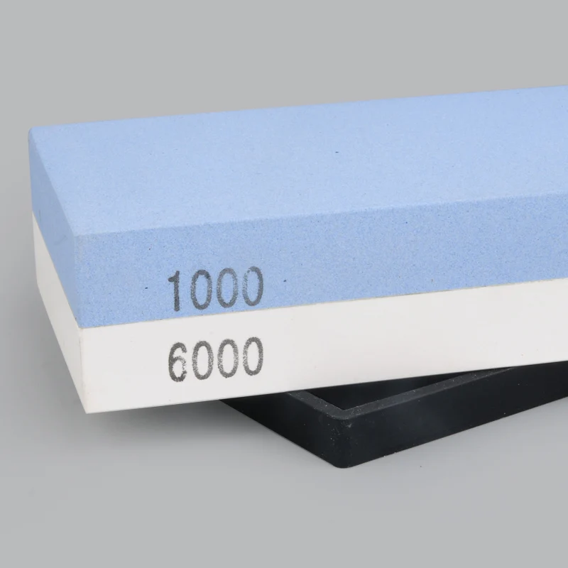 1000 6000 grit 1 шт. двухсторонний нож камень 2000 3000 5000 8000 точилка для кухонных ножей белый корунд абразивная точилка для ножей точильный камень - Цвет: 1000 6000 grit