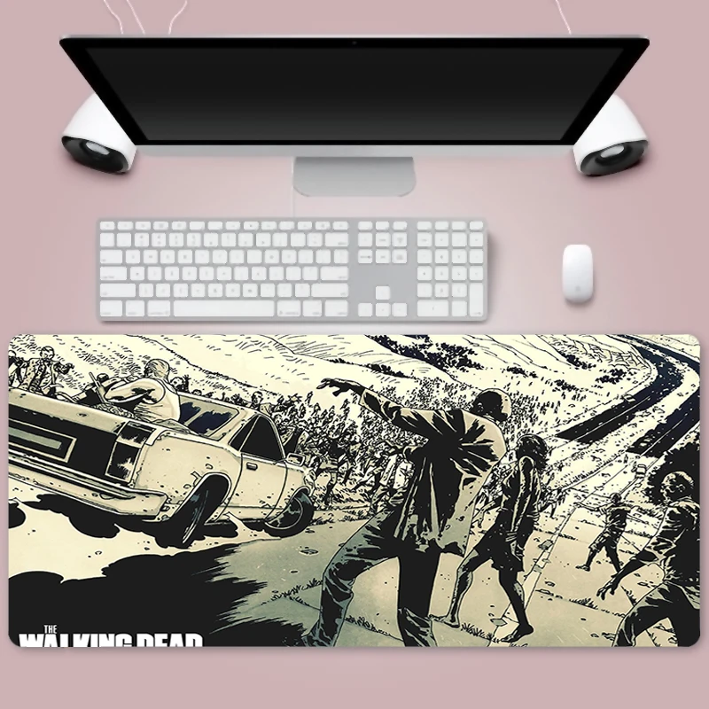 

Walking corpse Large Gaming Mouse Pad Mouse Mat Keyboard Pad Desk Mat Table Mat Gamer Mousepad for Laptop Notebook