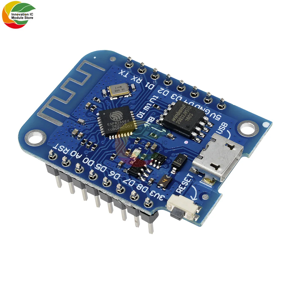 Плата ESP8266 CH340 CH340G для Wemos D1 Mini V3.0.0 беспроводной модуль разработки Wi-Fi Интернета