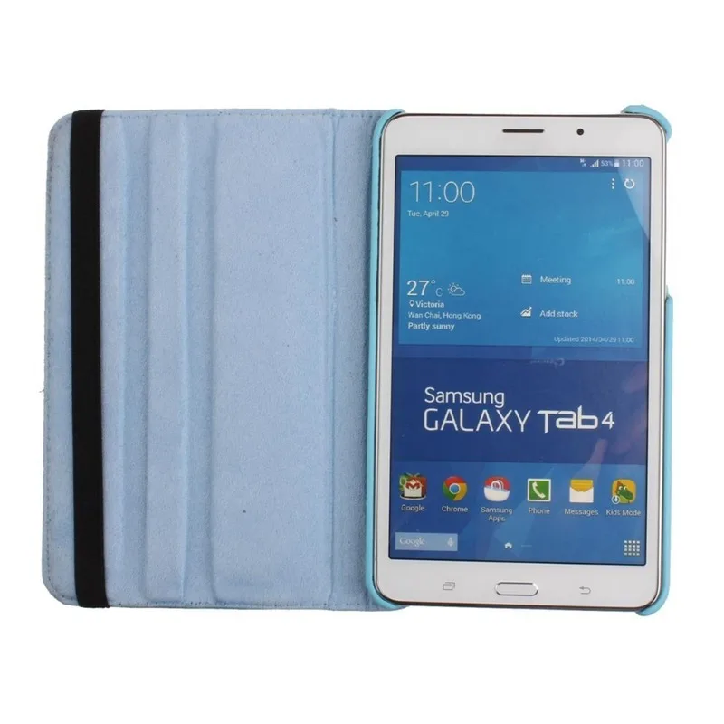 Tab 4 7 0 T230 T231 T235 360 кожаный чехол для Samsung Galaxy SM-T230 SM-T231 градусов вращающийся
