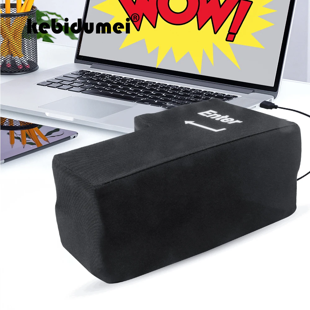 Большая USB подушка kebidumei с кнопкой возврата мягкая для декомпрессии Офисная