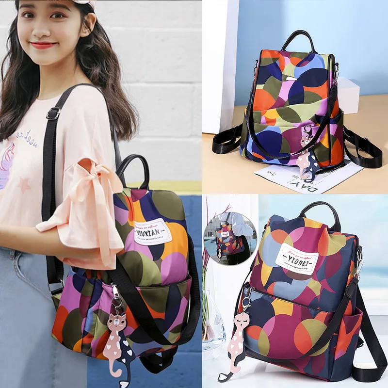 Женский рюкзак из искусственной кожи Dihope модный на плечо 2020|Женские рюкзаки| |