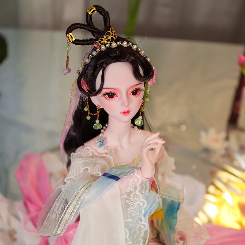 

DBS doll Dream Fairy 1/3 BJD Season Series mechanical joint Body With makeup Including hair eyes clothes 62cm height girls