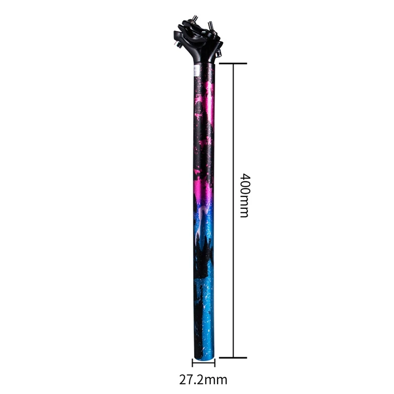 

BOLANY Bike Seatpost Aluminum Alloy Bicycle Seat Post Adjustable Seatpost 400X26.2mm for MTB Road Bike BMX