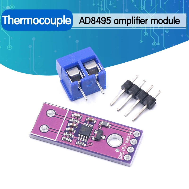 AD8495 ARMZ Точная термопарная муфта K-типа модуль усилителя термопары | Электронные