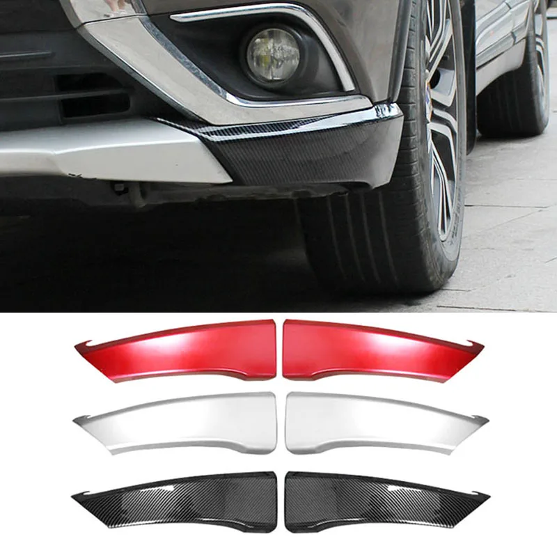 

Front bumper corner modification accessories front bumper small surround wrap angle anti-collision for Outlander 2016 2017 2018