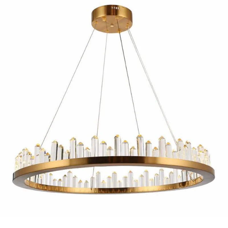 Современная хрустальная люстра на кухне скандинавский светодиодный Лофт