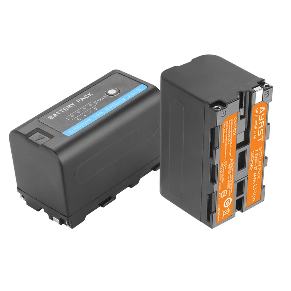 5200 мАч с Светодиодный индикатор NP F750 F770 Батарея + светодиодный USB Зарядное