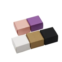 100pcs colorful paper small gift packing box wedding party favor present box brown cardboard carton boxes