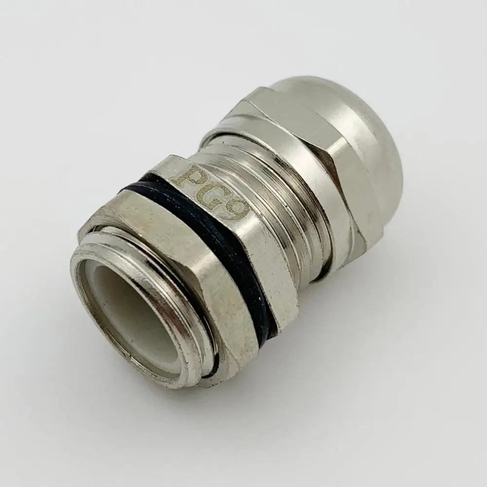 IP68 M8 M10 M12 M14 M16 M18 M20 M22 - M50 Brass nickel plated Stai Metric Wire Metal Plastic Cable Gland Waterproof Connector |