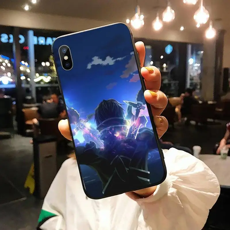 

Sword Art Online Japan anime Phone Case for iPhone 11 12 mini pro XS MAX 8 7 6 6S Plus X 5S SE 2020 XR shell