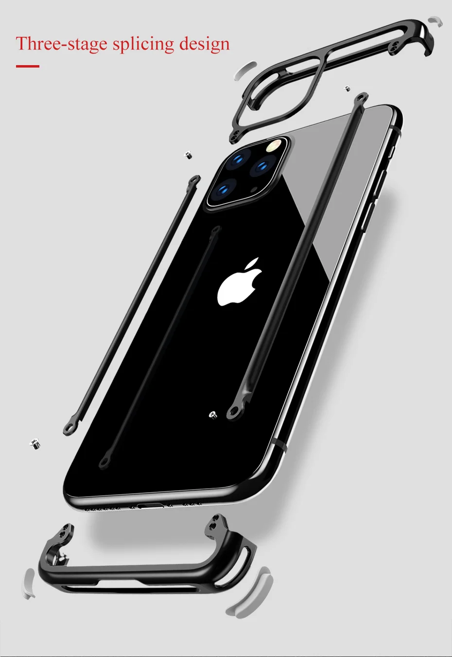 Роскошный металлический чехол с подушкой безопасности для IPhone 11 11 pro, чехол для Iphone 11 pro max, персональный металлический чехол-бампер