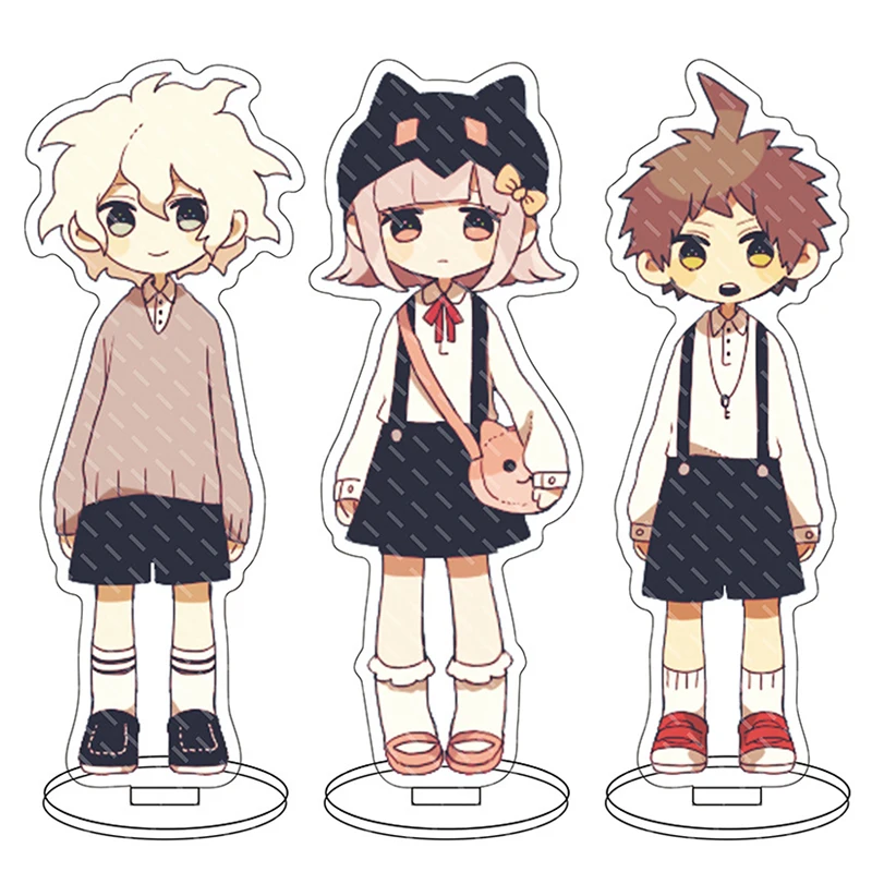 Милый брелок для ключей Danganronpa 2 Nagito Komaeda Chiaki Nanami креативная акриловая модель на