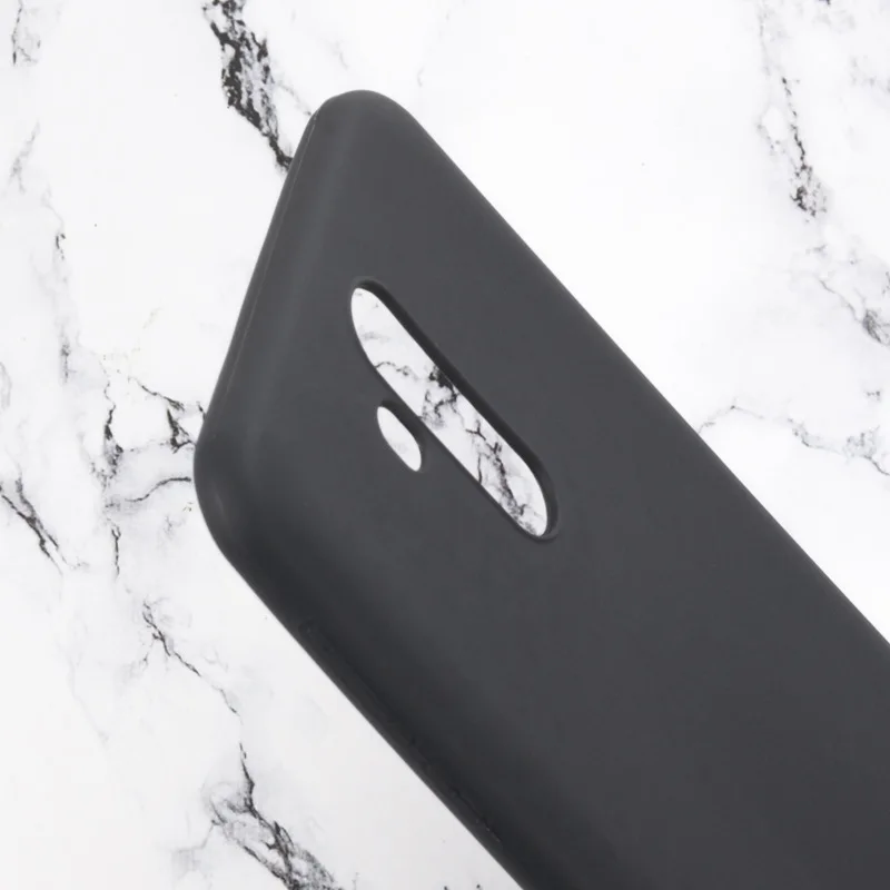 Тонкий матовый прозрачный черный мягкий чехол для Oukitel K9 противоударный защитный