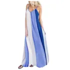 Sagace платья для женщин 2021 повседневное одноцветное платье с v-образным воротом, брительками, свободные большие качели платье длинное платье без рукавов пляжные Vestido Robe размера плюс