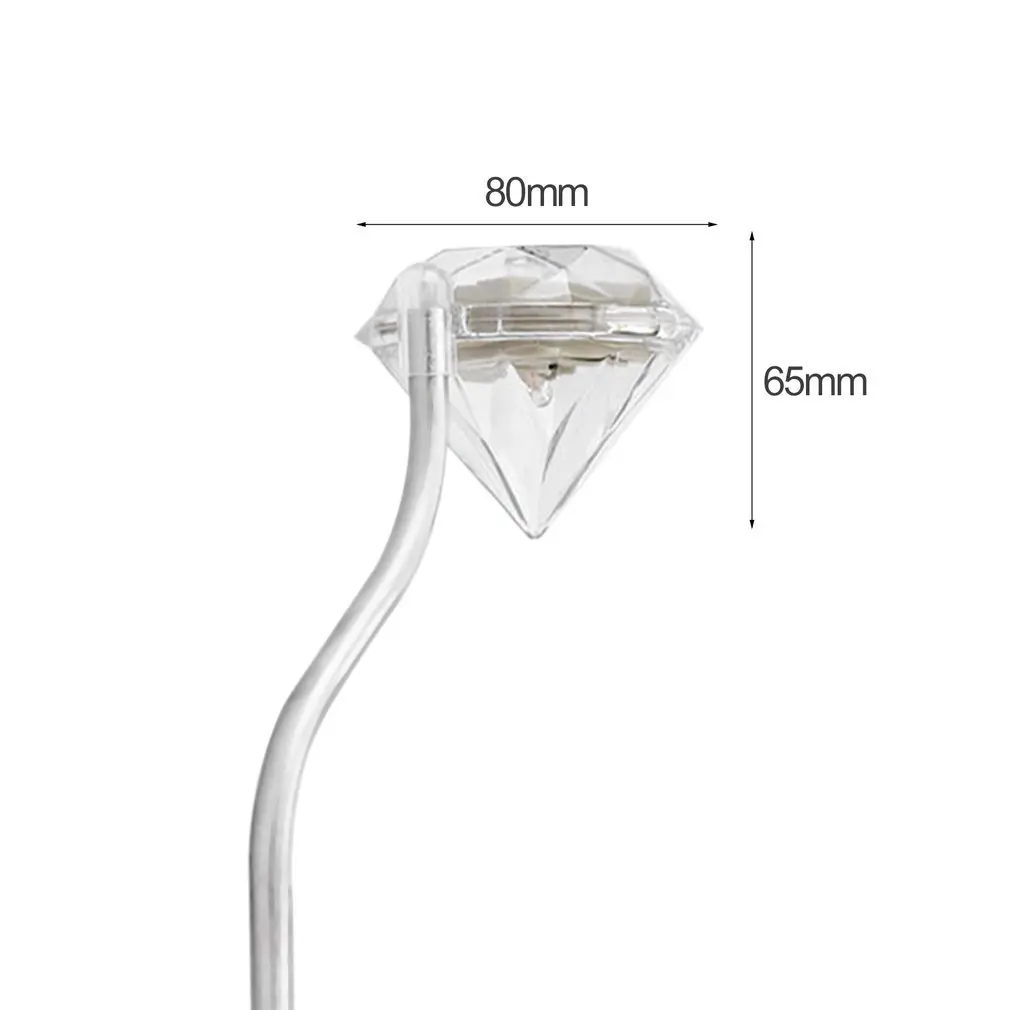 4 шт./компл. светодиодный светильник на солнечных батареях с алмазной формой