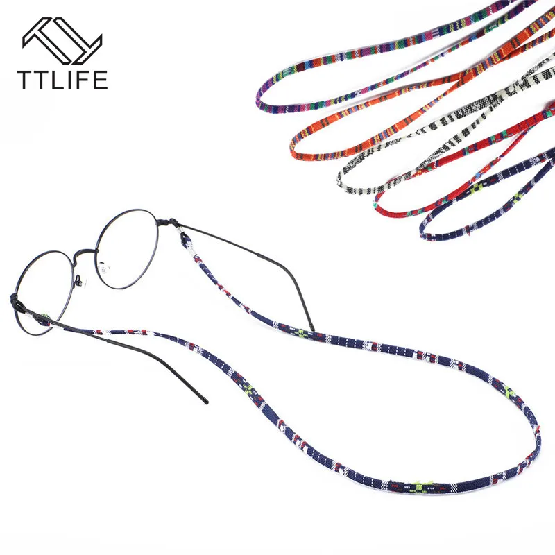 TTLIFE богемные спортивные очки веревка цвет Нескользящие падающие цепь полиэстер