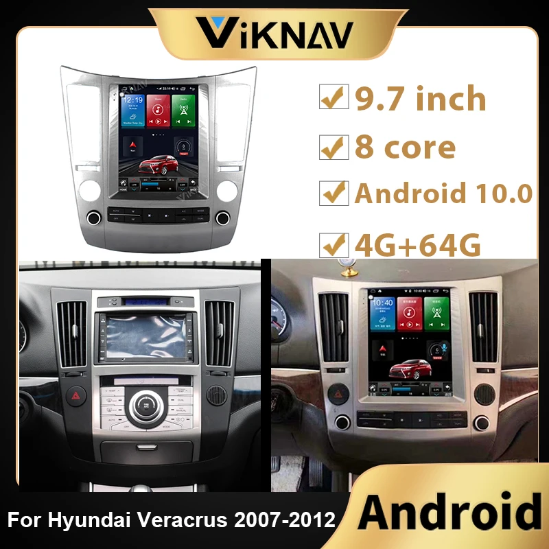 

Автомобильный радиоприемник 128G Android GPS навигация для Hyundai Veracrus 2007 2008 2009 2010 2011 DVD стерео приемник мультимедийный плеер