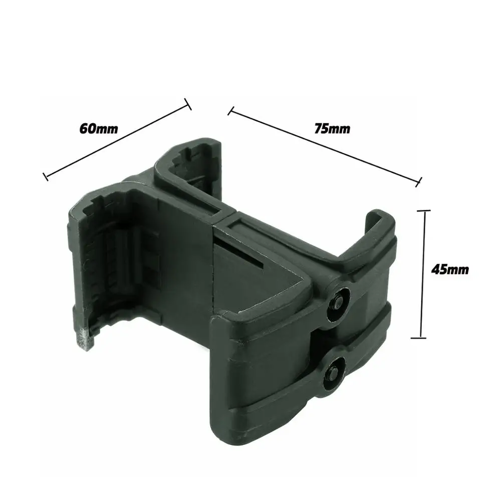 Magorui Magazine Coupler Double ABS Link Clamp Mag 5 56x45 мм NATO 30/40 круглые журналы | Спорт и развлечения