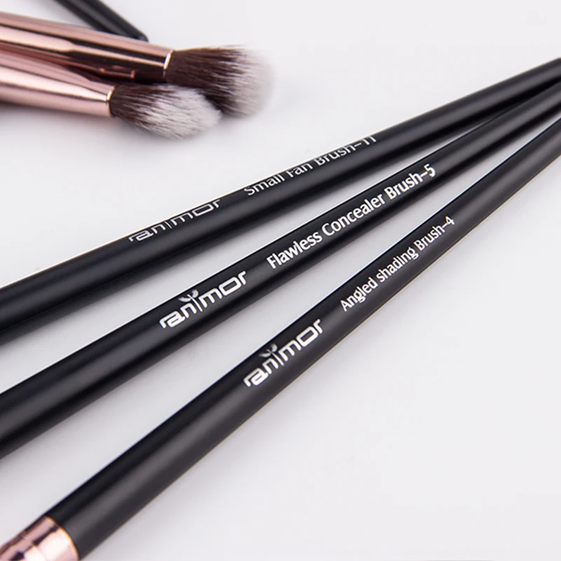 Anmor 12 шт./лот кисти для макияжа Профессиональные Тени век бровей косметический