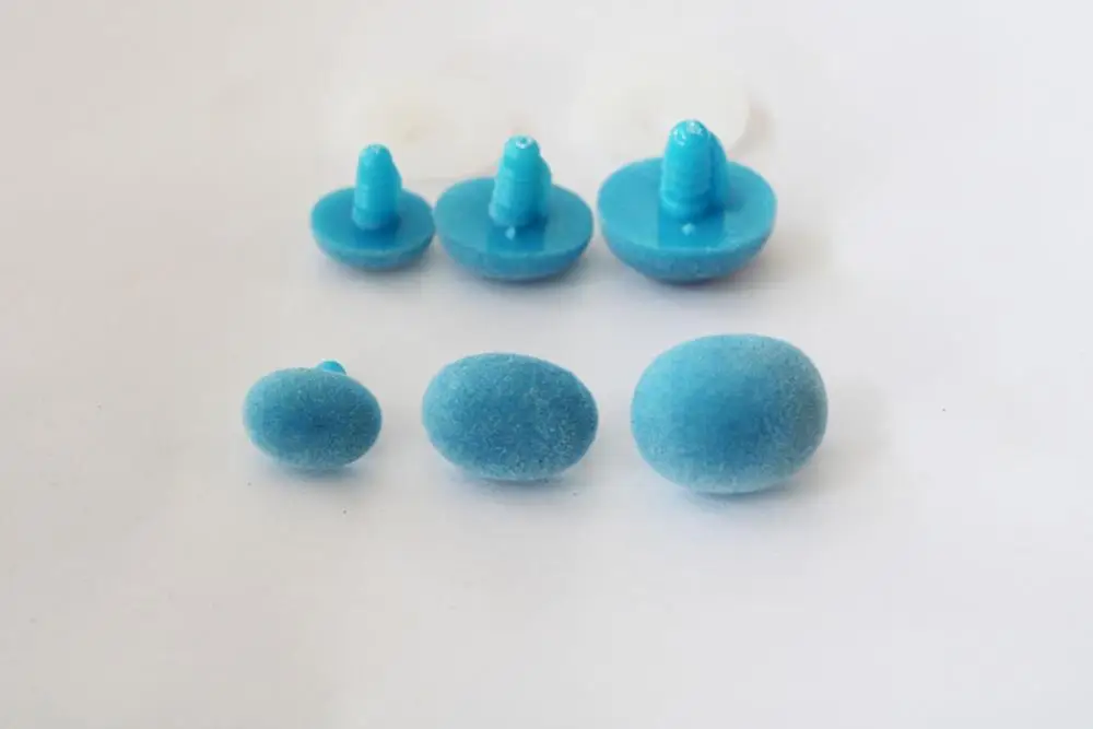 50 шт./лот 13x17-15x22mm 19x24 мм овальная форма, синий цвет, игрушка для защиты носа, нос + Жесткая шайба для кукольной плюшевой куклы DIY
