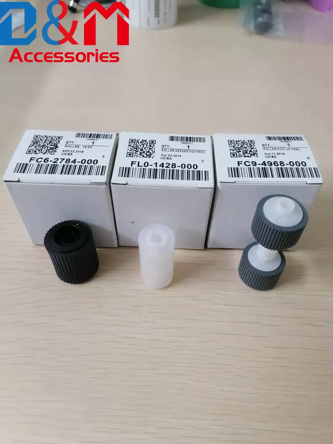 

2Sets DADF Pickup Feed Separation Roller FC9-4968 FC6-2784 FC0-1428-000 For Canon IR ADV C3020 3325 3330 3320 3025