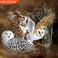 5d diy diamond painting cross stitch owl square drill full diamond embroidery unfinished crafts home decoration