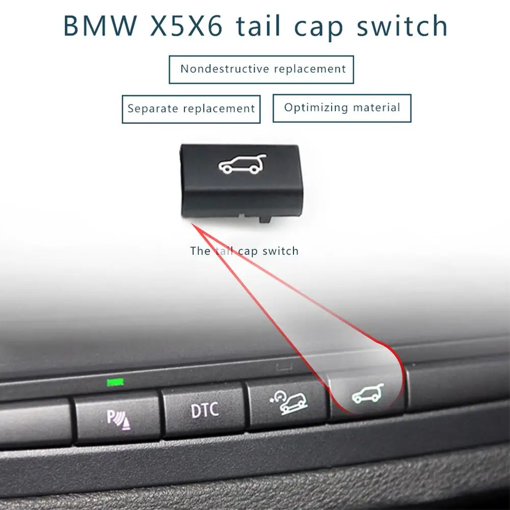 Крышка кнопки переключения заднего багажника для BMW X5 E70 2006 2007 2008 2009 2010 2011 2012 2013 X6 E71