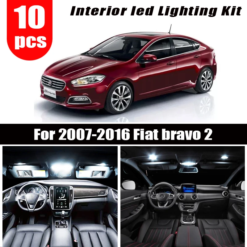 Автомобильные светодиодные лампы без ошибок 10 шт. Купольные для чтения салона