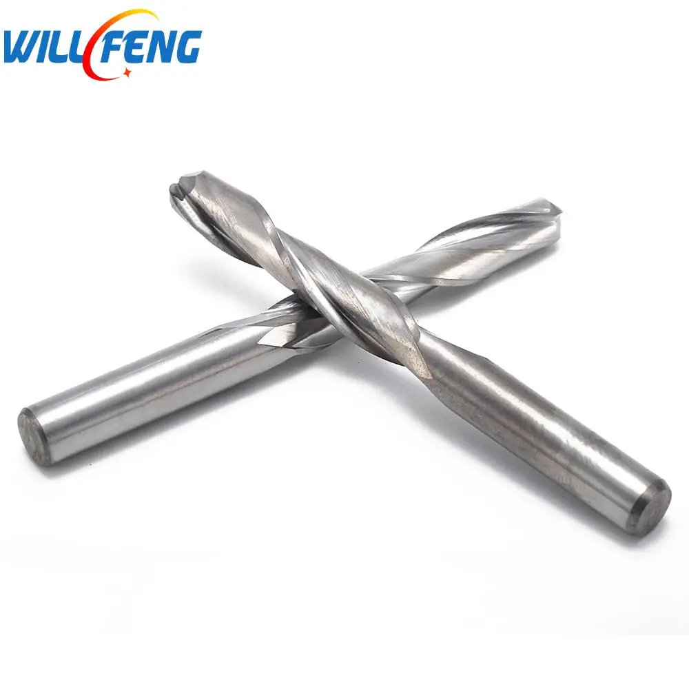 Будет Feng 4 мм двойная спиральная шаровая фрезерная головка для резки МДФ ПВХ 5