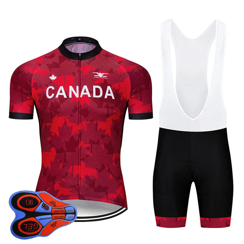 2021 командная Канада Велоспорт Джерси комплект MTB рубашка велосипедная одежда Ropa