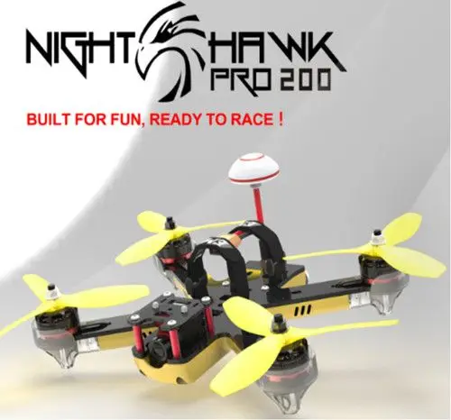 

Emax Nighthawk Pro 200 200mm F3 FPV Racing Drone PNP with 5.8G 48CH 25-200mW VTX 600TVL CCD Camera