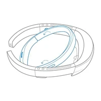 ar vr mr 3d headset headband adapter headstrap holder for microsoft hololens generation 3d vr glasses accessories