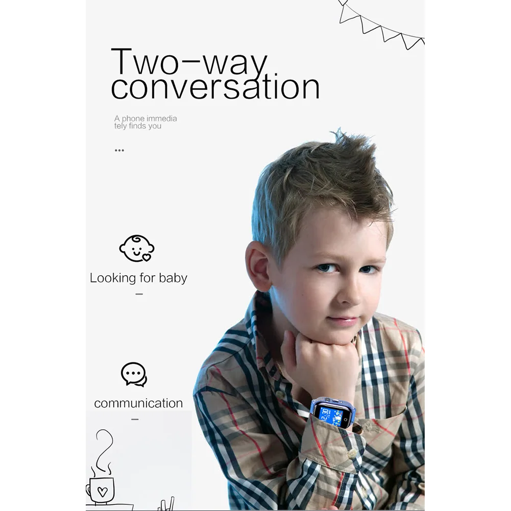 Мальчик девочка водонепроницаемые умные часы для детей игрушки Детский трекер